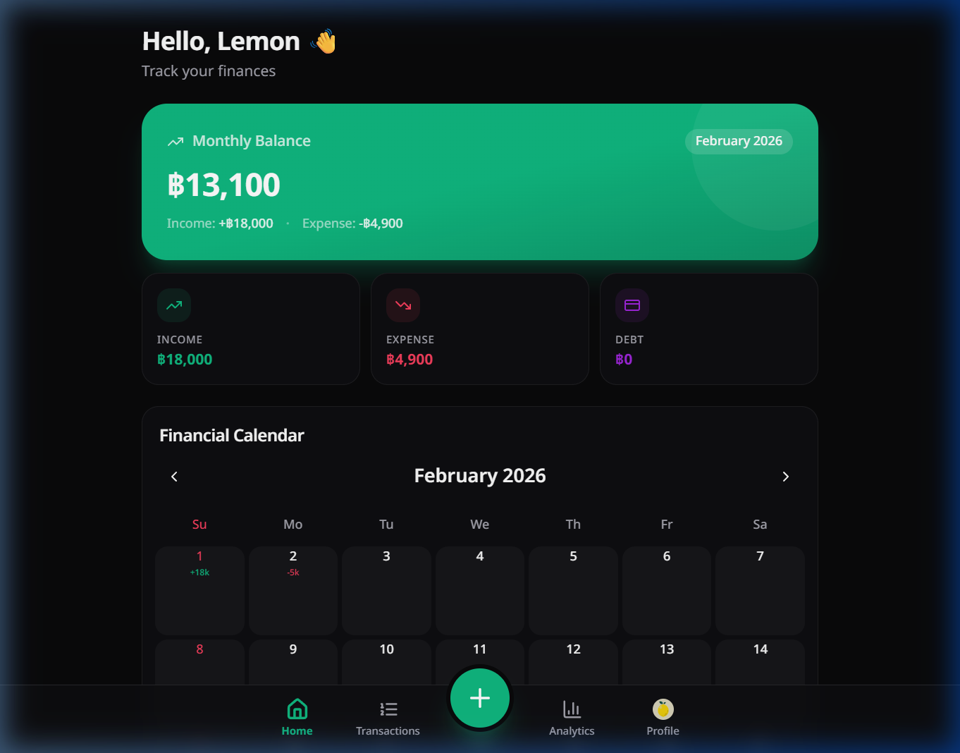 Finance Dashboard